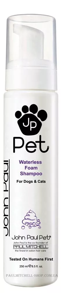 JOHN PAUL PET Waterless Foam Shampoo for Dogs & Cats - Шампунь-піна для сухого чищення шерсті